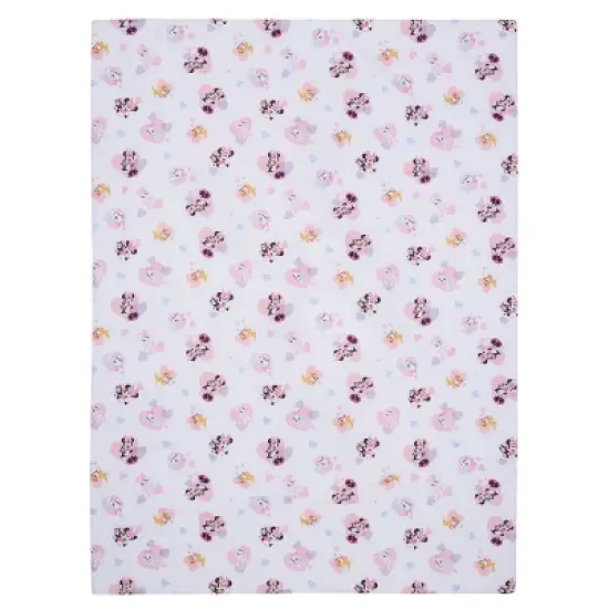 4pc Toddler Minnie Mouse Reversible Bed Set image {7}