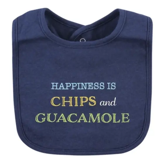 Hudson Baby Infant Boy Cotton Bibs, Food Puns Boy, One Size image {4}