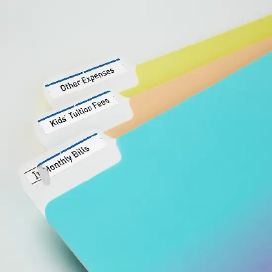 Avery Permanent File Folder Labels TrueBlock Inkjet/Laser Blue 1500/Box 5766 image {5}