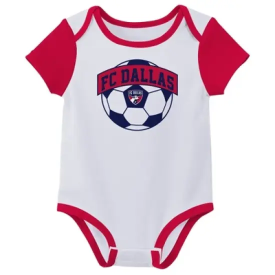 MLS FC Dallas Infant Boys' 3pk Bodysuit image {1}