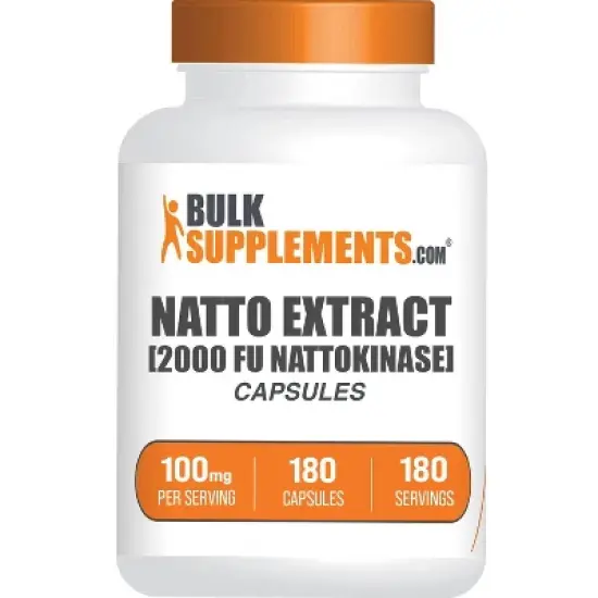 BulkSupplements Nattokinase 2000 FU Capsules image {5}