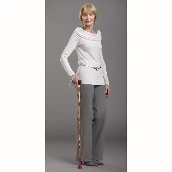 Switch Sticks Walking Cane for Men or Women, Foldable and Adjustable from 32-37 Inches, FSA and HSA Eligible, Waves image {1}
