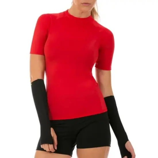 InstantFigure Activewear Compression Short Sleeve Top AWT025 image {3}