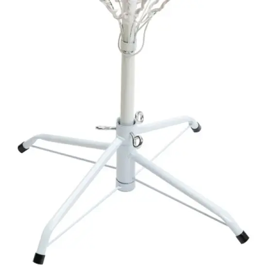 Northlight 4' Prelit Artificial Christmas Tree White Lighted Cascade Twig Outdoor Decoration - Multi-Color Lights image {10}