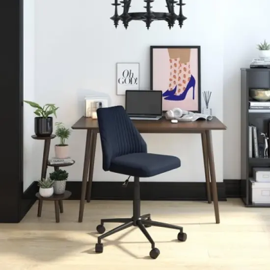 Brittany Office Chair with Casters Linen - Novogratz image {2}