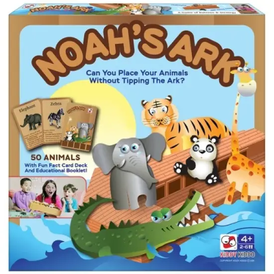 Noah's Ark Toy, Balancing Game Religious Stacking Educational Board Game with Animal Toy image {7}