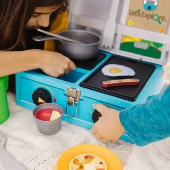 Melissa & Doug Let's Explore Camp Stove Play Set image {4}