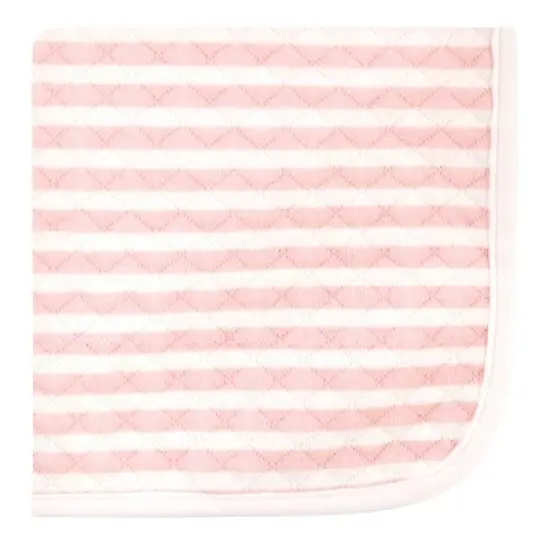 Hudson Baby Infant Girl Quilted Cotton Washcloths, Girl Forest, One Size image {6}