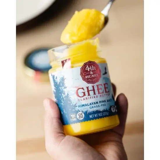 4th & Heart Himalayan Pink Salt Grass-Fed Ghee - 9oz image {3}