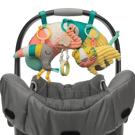 Infantino Go gaga! 4-In-1 Twist & Fold Activity Gym & Play Mat - Tropical image {4}