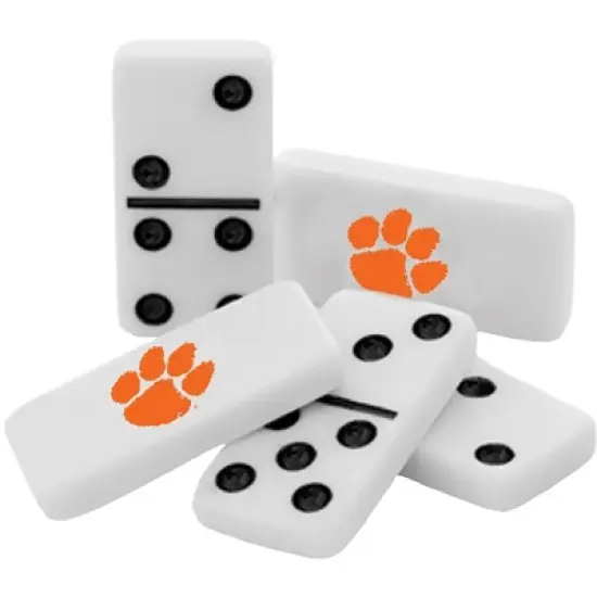 MasterPieces Officially Licensed NCAA Clemson Tigers 28 Piece Dominoes Game for Adults image {2}