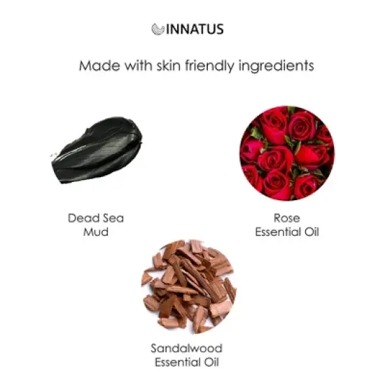 Dead Sea Mud Mask with Rose Oil &ndash; Control & Skin Hydration, Made in USA-IN-1605 image {3}