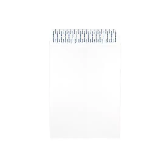 JAM Paper Open End Peel & Seal Catalog Envelope 9" x 12" White 500/Pack (356828780) image {1}