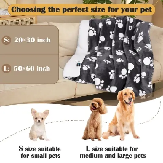 Kritter Planet Waterproof Blanket for Dogs Cats, Washable Furniture Protector Reversible Fleece Couch Cover, Ideal for Indoor Outdoor Use image {6}
