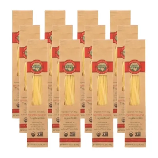 Montebello Organic Tagliatelle Pasta - Case of 12/1 lb image {6}