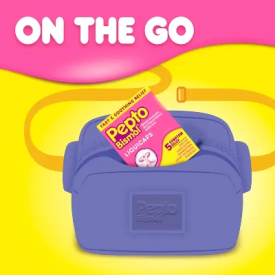 Pepto-Bismol 5 Symptom Stomach Relief - Liquicaps image {5}