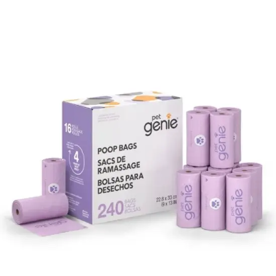 Pet Genie On-The-Go Lavender Scented Dog Waste Bags image {12}