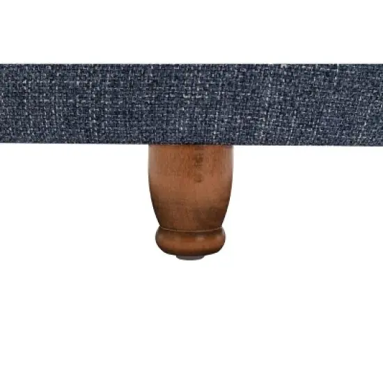 Large Round Tufted Storage Ottoman with Lift Off Lid - WOVENBYRD image {2}