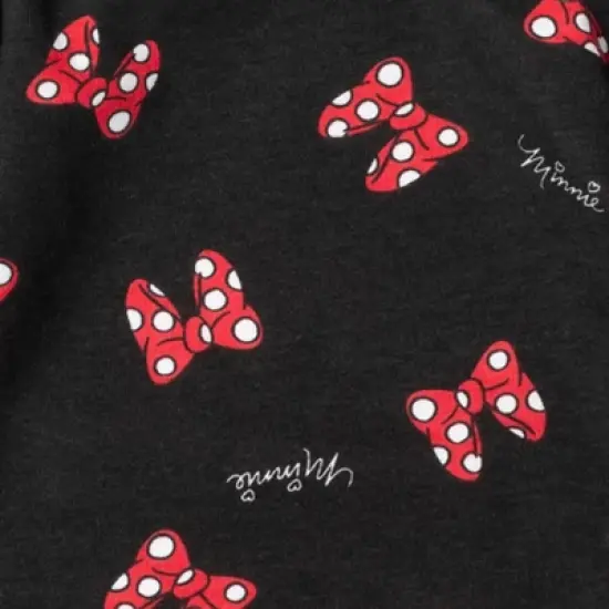 Disney Minnie Mouse Baby Girls 2 Pack Turtleneck Bodysuits Newborn to Infant image {7}