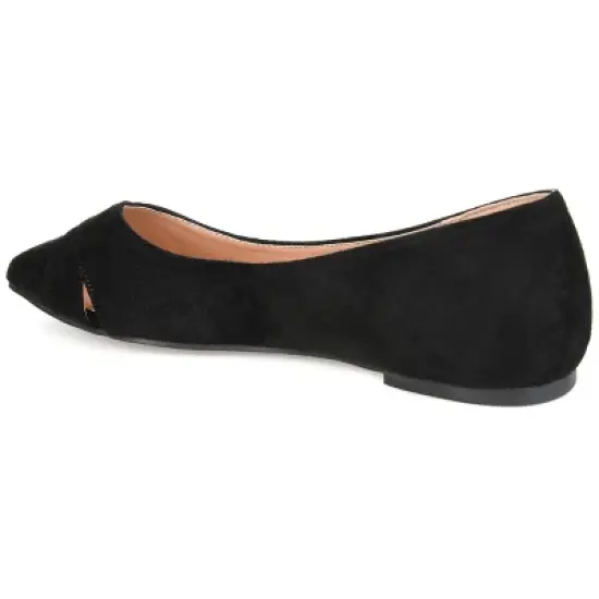 Journee Collection Womens Winslo Slip On Pointed Toe Ballet Flats image {6}