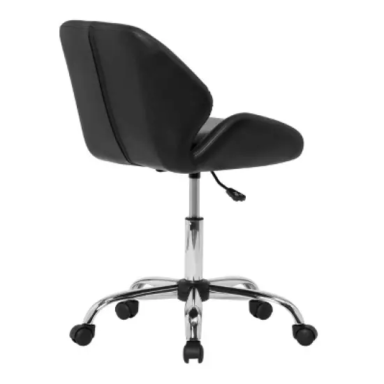 Pearl Office Swivel Height Adjustable Task Chair Black - Calico Designs image {6}