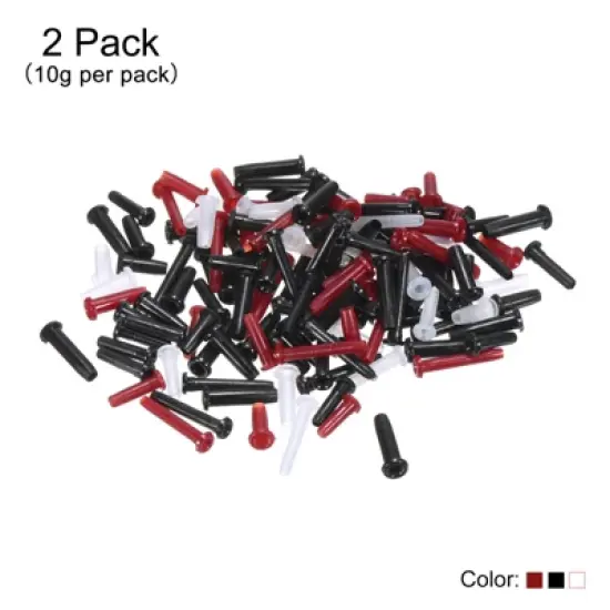 Unique Bargains Nylon Eyelets Replacement Badminton Stringing Accessories Racquet Grommets Multicolor 2 Packs image {2}