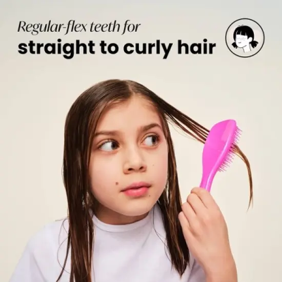 Tangle Teezer Mini Ultimate Detangler Hair Brush - Pink image {3}