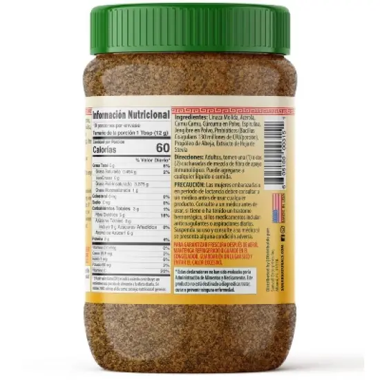 Sanar Naturals Vitamins C Immune Support Flaxseed Powder - 8 oz image {2}