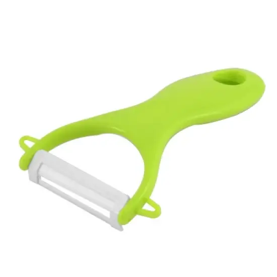 Unique Bargains Ceramic Handle Lightweight Ergonomic Fruit Vegetable Peeler 1 Pc image {3}