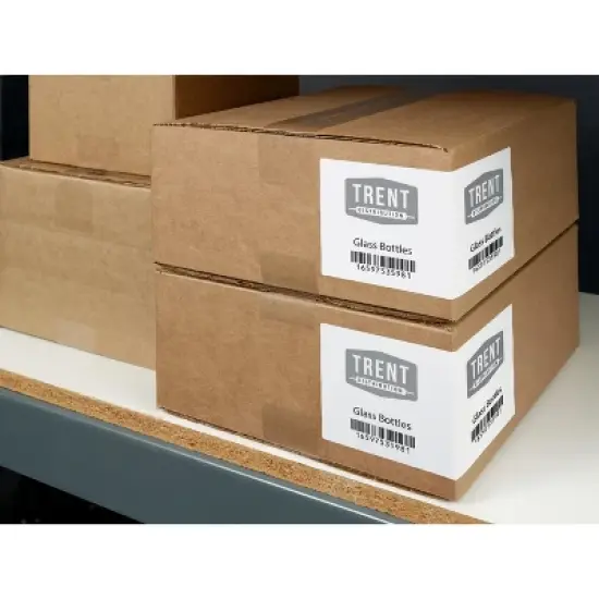 Avery Matte White Rectangle Labels, 11" x 4.25" image {1}