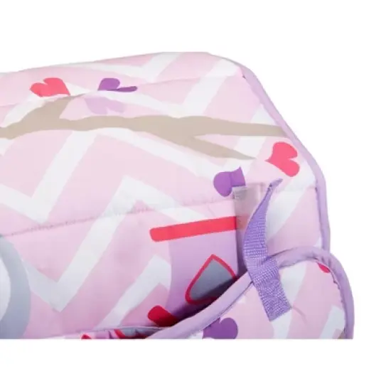 EVERYDAY KIDS Toddler Nap Mat &ndash;Sweet Owls&ndash; Soft Microfiber, Rollup with Handle & Pillow, for Preschool, Daycare, or Travel -Ages 3-6 years image {6}