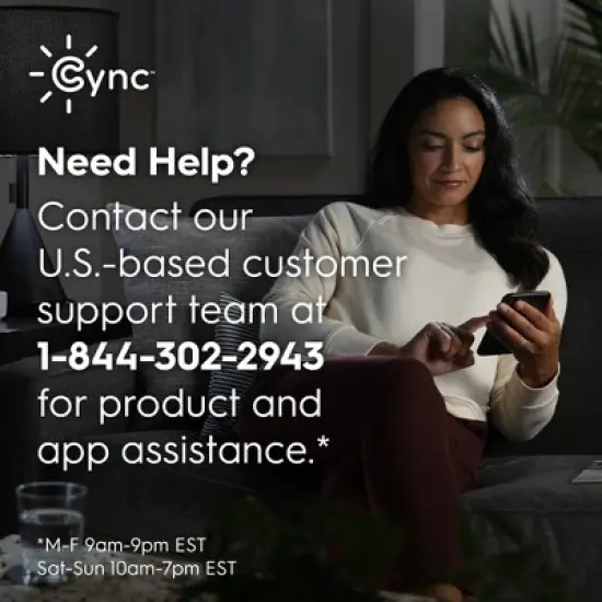 GE Cync Dynamic Effect 5pk Novelty Tile Lights image {8}