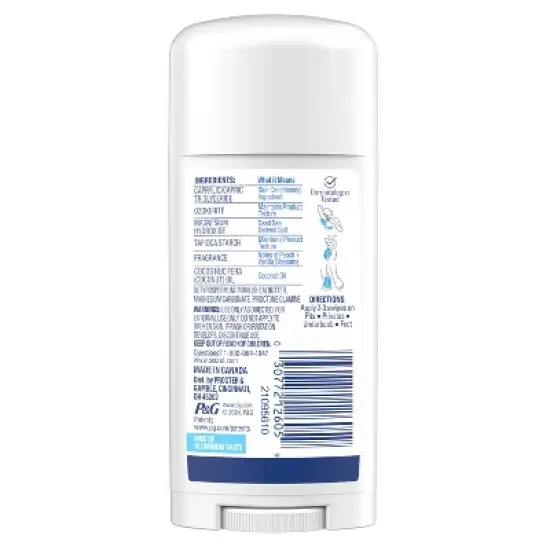 Secret Whole Body Solid Deodorant - Peach & Vanilla - Aluminum-Free 2.4oz image {12}