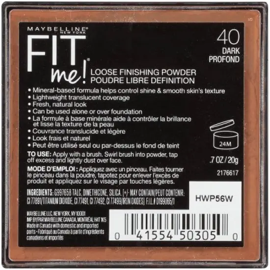 Maybelline Fit Me Loose Powder - 0.7oz image {4}