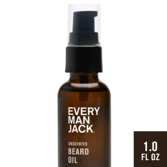Every Man Jack Beard Oil - Unscented - 1 fl oz image {12}