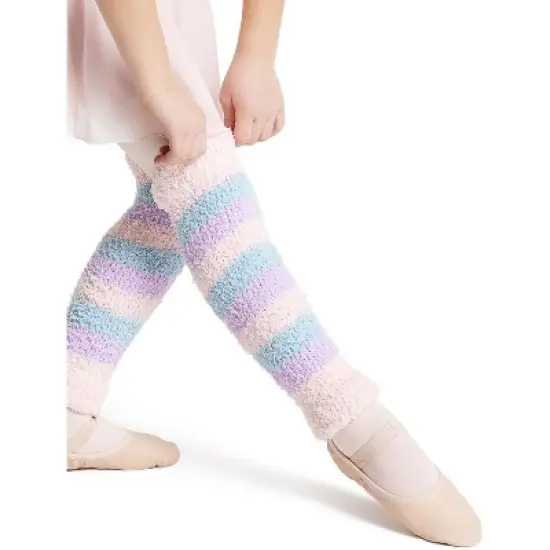 Capezio Harmonie 12" Striped Pamper Legwarmer - Child image {2}