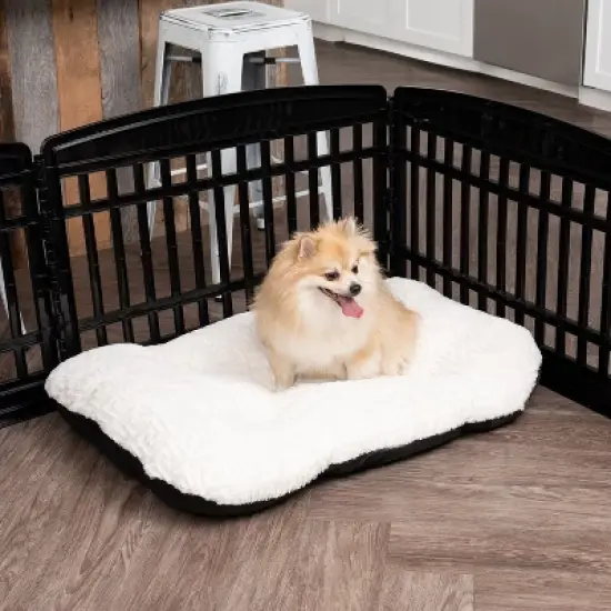 IRIS 4-10Panel 24/34"H Foldable Exercise Enclosure Plastic Pet Playpen with Door image {2}