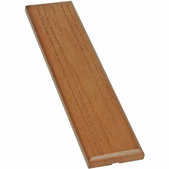 WE Games Competition Cribbage Game - Solid Wood Sprint 2 Track Board with Metal Pegs image {5}
