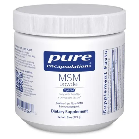 Pure Encapsulations MSM Powder - Hypoallergenic Supplement Supports Joint, Immune, and Respiratory Health - 8 Ounces image {8}