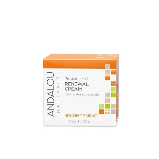 Andalou Naturals Brightening Probiotic + Vitamin C Renewal Cream - 1.7oz image {2}