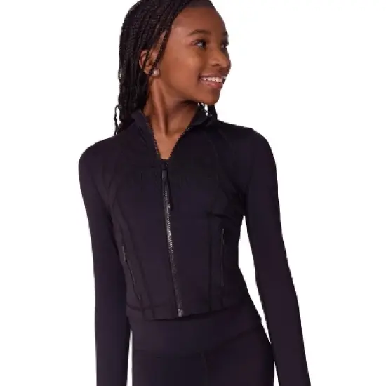 Capezio Girl's Soft Elegance Athletic Dance Jacket - Tween image {4}