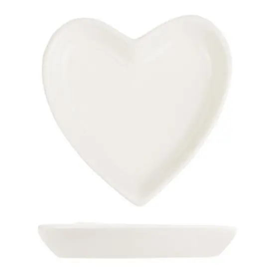 Unique Bargains Trinket Ceramic Jewelry Tray for Organizing Earrings Necklaces Bracelets 3.5x3.6x0.5inch image {4}