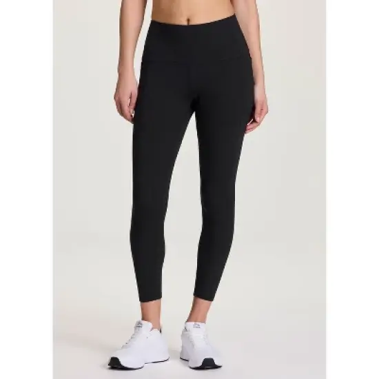 RBX Active Women's High Waisted Corset-Style Squat Proof 7/8 Legging with Pockets image {3}