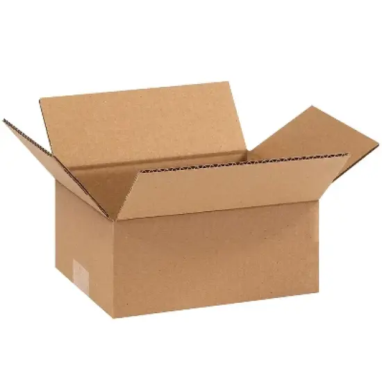 Box Partners Flat Corrugated Boxes 9" x 7" x 3"  Kraft 25/Bundle 973 image {4}