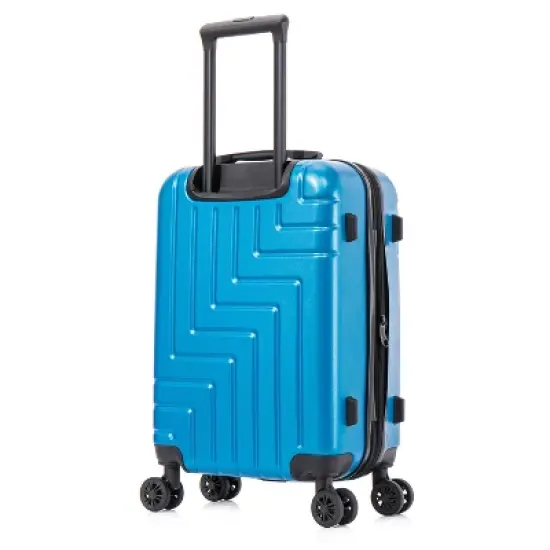 DUKAP Zahav Lightweight Hardside Carry On Spinner Suitcase - Teal image {5}