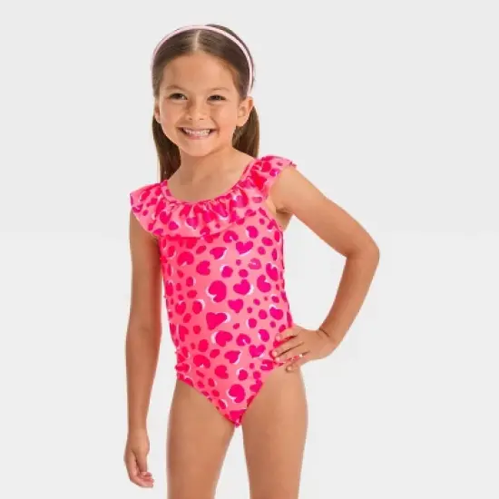 Toddler Girls' Ruffle One Piece Swimsuit - Cat & Jack&trade; image {4}