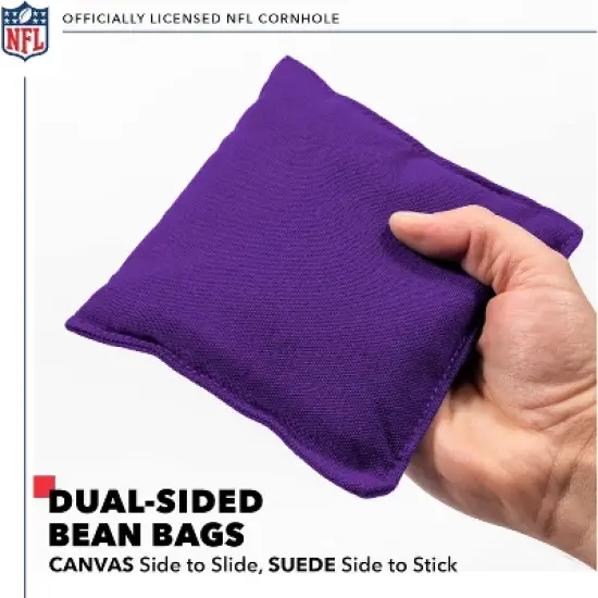 NFL Minnesota Vikings 2'x4' Wood Cornhole Set image {4}