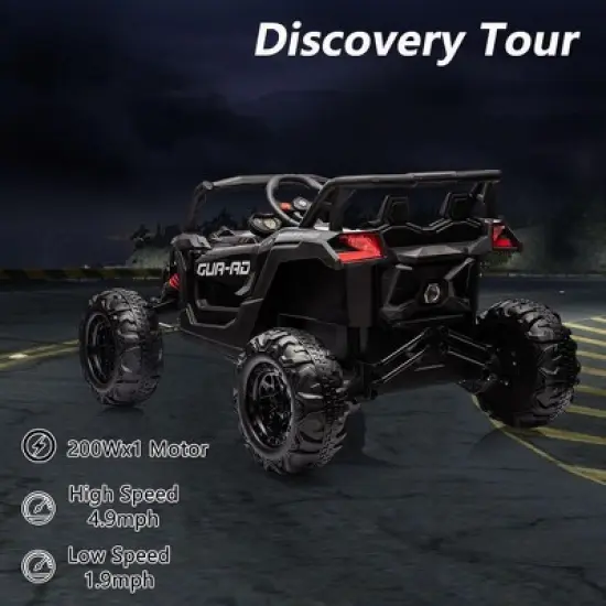 24V Ride On UTV Car, Battery Powered Kids Car, Electric Off-Road UTV Car with Remote Control, Ride on Toy for Kids image {3}