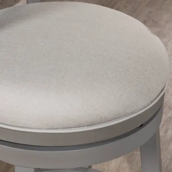 30.25" Clarion Swivel Barstool Distressed Gray - Hillsdale Furniture image {5}
