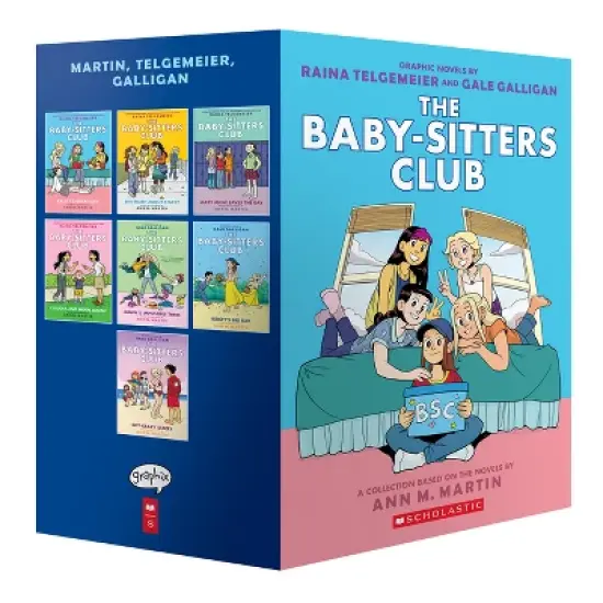 The Baby-Sitters Club Graphic Novels #1-7: A Graphix Collection - (Baby-Sitters Club Graphix) by Ann M Martin (Mixed Media Product) image {1}